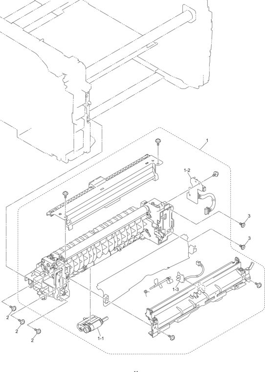 6. PAPER FEEDER parts diagram - Brother HL-3040CN HL-3045CN HL-3070CW HL-3075CW Parts