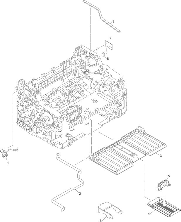 3. FRAME parts diagram - Brother Parts for DCP-1610W 1612W 1615NW 1616NW 1617NW 1618W 1622W MFC-1910W 1911W 1911NW 1912W 1915W 1916NW 1919NW