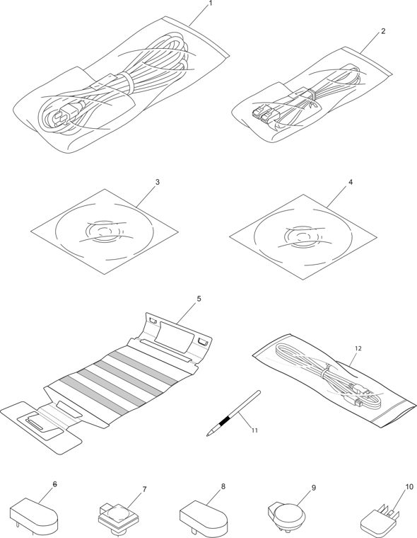 15. ACCESSORIES parts diagram - Brother Parts for DCP-9055CDN DCP-9270CDN MFC-9460CDN MFC-9465CDN MFC-9560CDW MFC-9970CDW