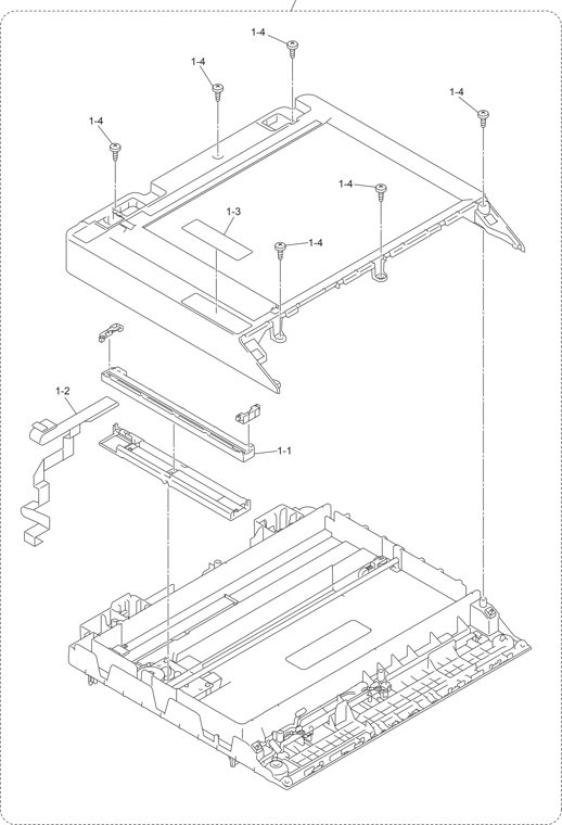 11. DOCUMENT SCANNER parts diagram - Brother Parts for DCP-9015 DCP-9017 DCP-9020 MFC-9130 MFC-9140 MFC-9330 MFC-9335 MFC-9340