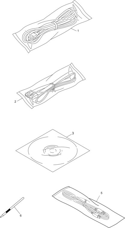 15. ACCESSORIES parts diagram - Brother Parts for DCP-9015 DCP-9017 DCP-9020 MFC-9130 MFC-9140 MFC-9330 MFC-9335 MFC-9340