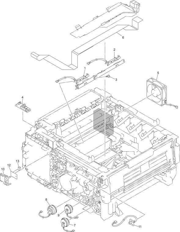 3. FRAME parts diagram - Brother Parts for DCP-9015 DCP-9017 DCP-9020 MFC-9130 MFC-9140 MFC-9330 MFC-9335 MFC-9340