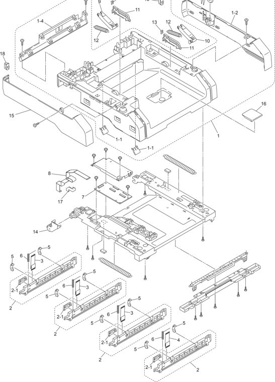 4. LED JOINT COVER parts diagram - Brother Parts for DCP-9015 DCP-9017 DCP-9020 MFC-9130 MFC-9140 MFC-9330 MFC-9335 MFC-9340