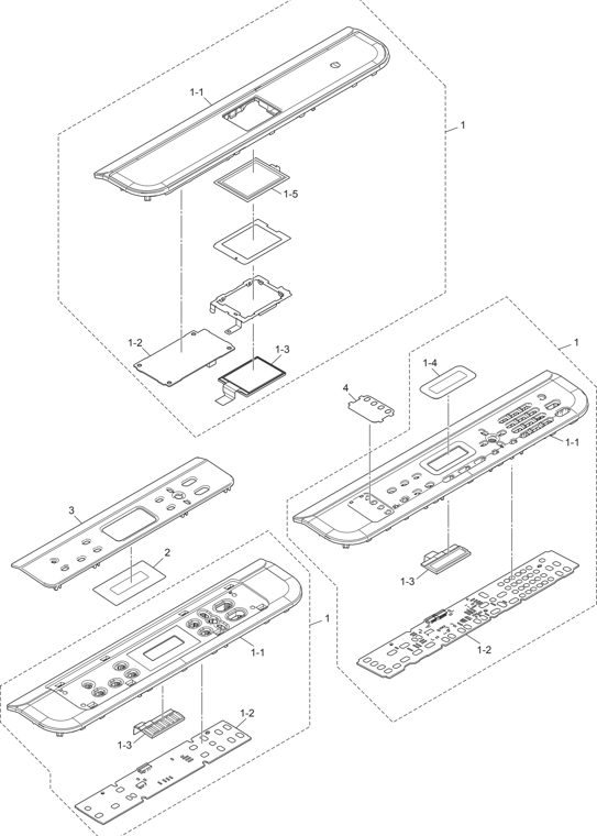 11. PANEL parts diagram - Brother Parts for DCP-7080 7080D 7180DN DCP-L2500D L2520D L2520DW DCP-L2540DN L2540DW L2541DW L2560DW HL-L2380DW MFC-7380 7480D 7880DN MFC-L2680W L2685DW L2700D L2700DN L2700DW MFC-L2701D L2701DW L2703DW L2705DW L2707DW MFC-L2720DW L2740DW