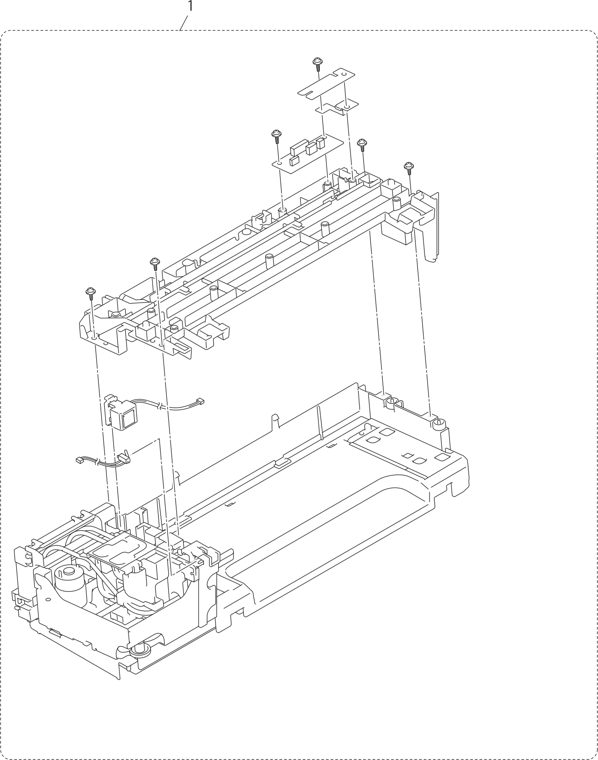 1. CARTRIDGE CASE parts diagram - Brother HL-S7000DN Parts