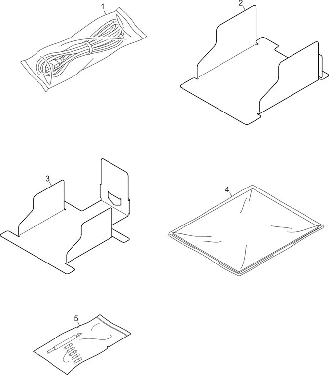 11. OPTION parts diagram - Brother HL-S7000DN Parts