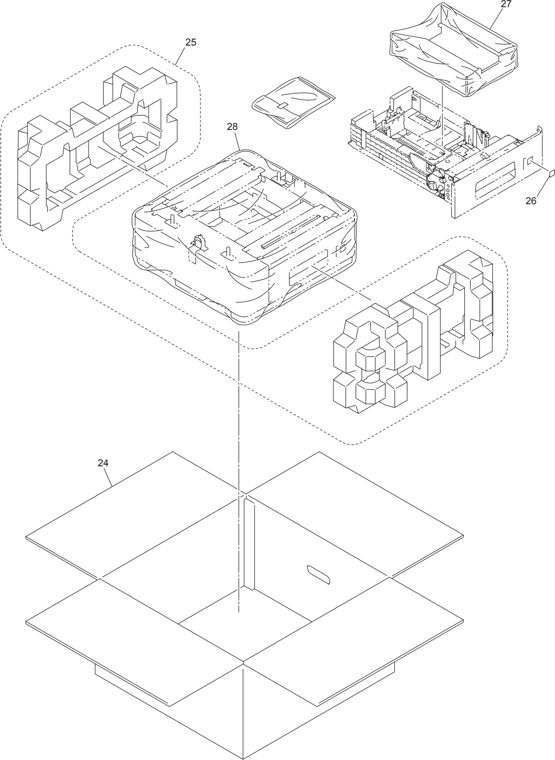 16. LT-1 parts diagram - Brother HL-S7000DN Parts