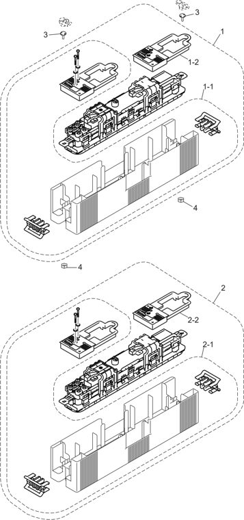 3. HEAD parts diagram - Brother HL-S7000DN Parts