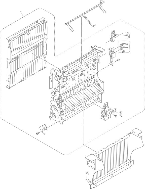 6. PAPER EJECT parts diagram - Brother HL-S7000DN Parts