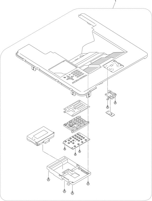 8. PANEL parts diagram - Brother HL-S7000DN Parts