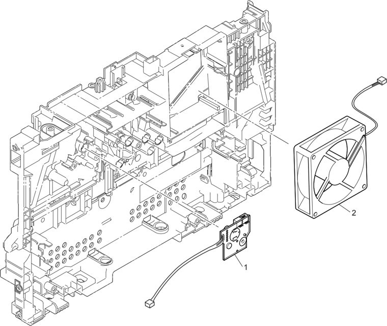 2. FRAME R UNIT parts diagram - Brother Parts for HL-5580D 5585D 5590DN 5595DN L5000D L5100DN L5100DNT L5102DW L5200DW L5202DW L5200DWT L6250DN L6200DW L6202DW L6250DW L6200DWT L6300DW L6300DWT L6400DW L6402DW L6400DWT