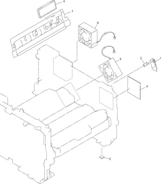 2. FRAME UNIT parts diagram - Brother HL-5340D 5340DL Parts