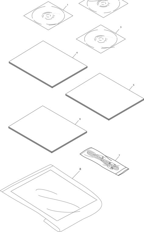 14. ACCESSORIES parts diagram - Brother HL-5240 5240L 5250DN 5251DN Parts
