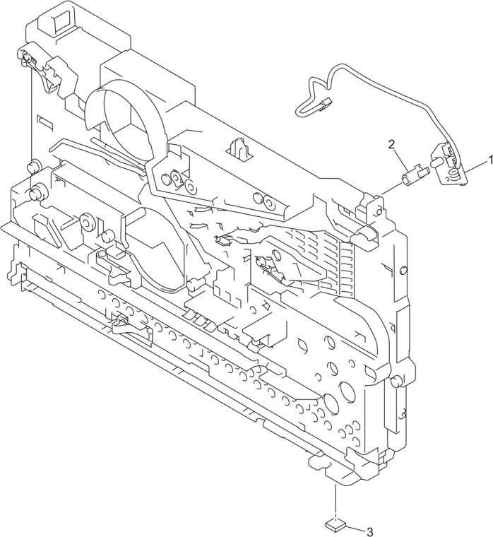 2. FRAME R UNIT parts diagram - Brother HL-5240 5240L 5250DN 5251DN Parts