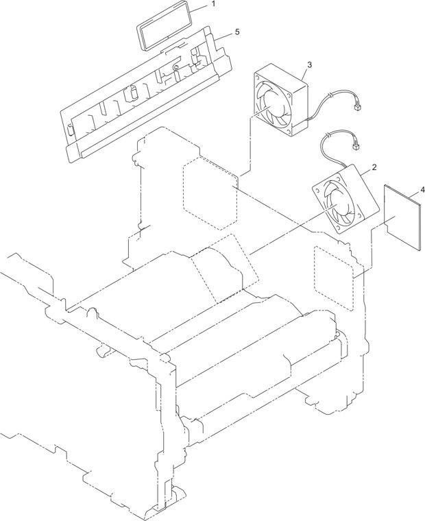 3. FRAME UNIT parts diagram - Brother HL-5240 5240L 5250DN 5251DN Parts