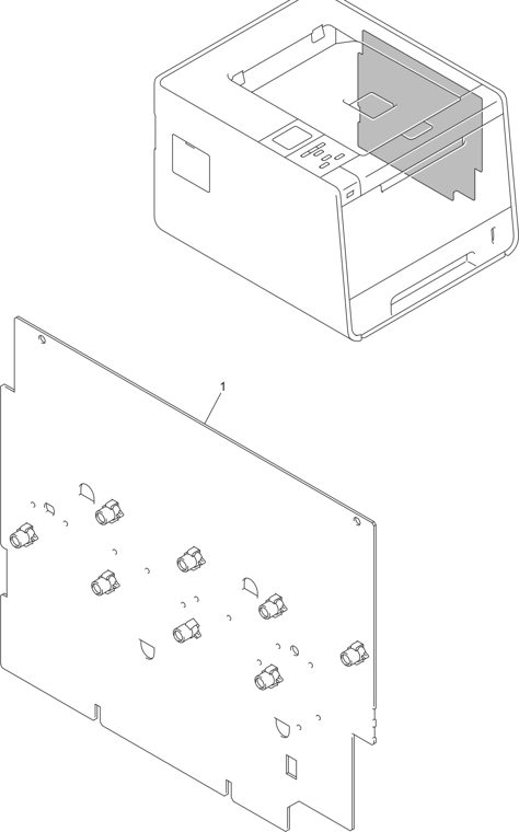 14. HVPS parts diagram - Brother HL-4140CN HL-4150CDN HL-4570CDW HL-4570CDWT Parts