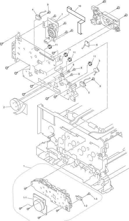 2. DRIVE parts diagram - Brother HL-4140CN HL-4150CDN HL-4570CDW HL-4570CDWT Parts