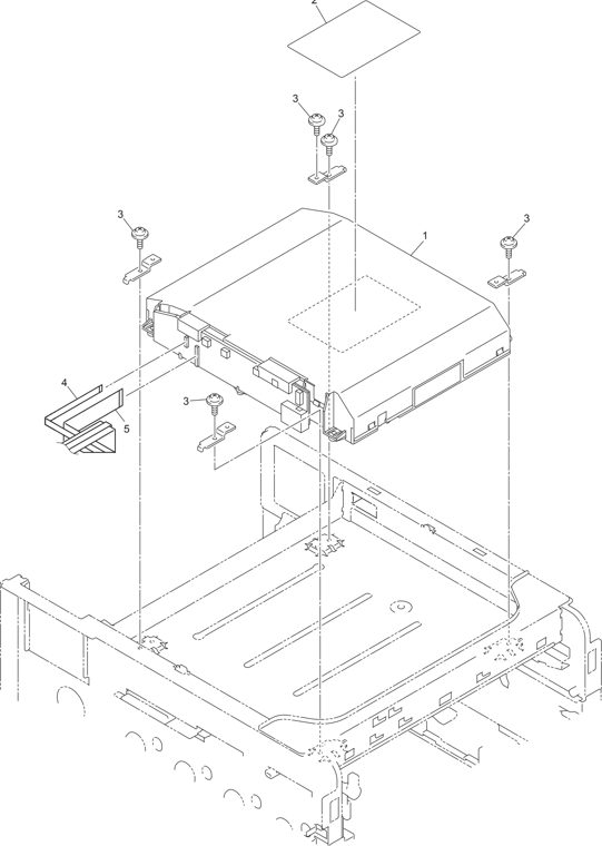 3. LASER UNIT parts diagram - Brother HL-4140CN HL-4150CDN HL-4570CDW HL-4570CDWT Parts
