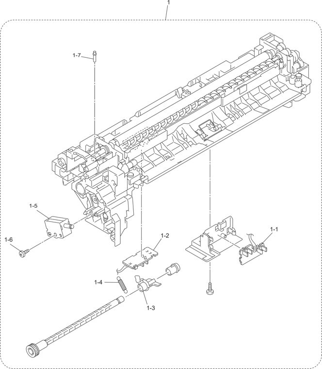 4. PAPER FEEDER parts diagram - Brother HL-4140CN HL-4150CDN HL-4570CDW HL-4570CDWT Parts