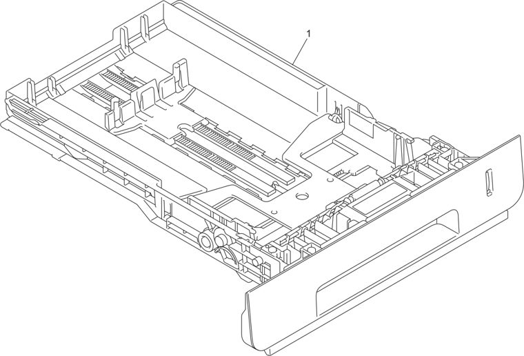 7. PAPER TRAY parts diagram - Brother HL-4140CN HL-4150CDN HL-4570CDW HL-4570CDWT Parts