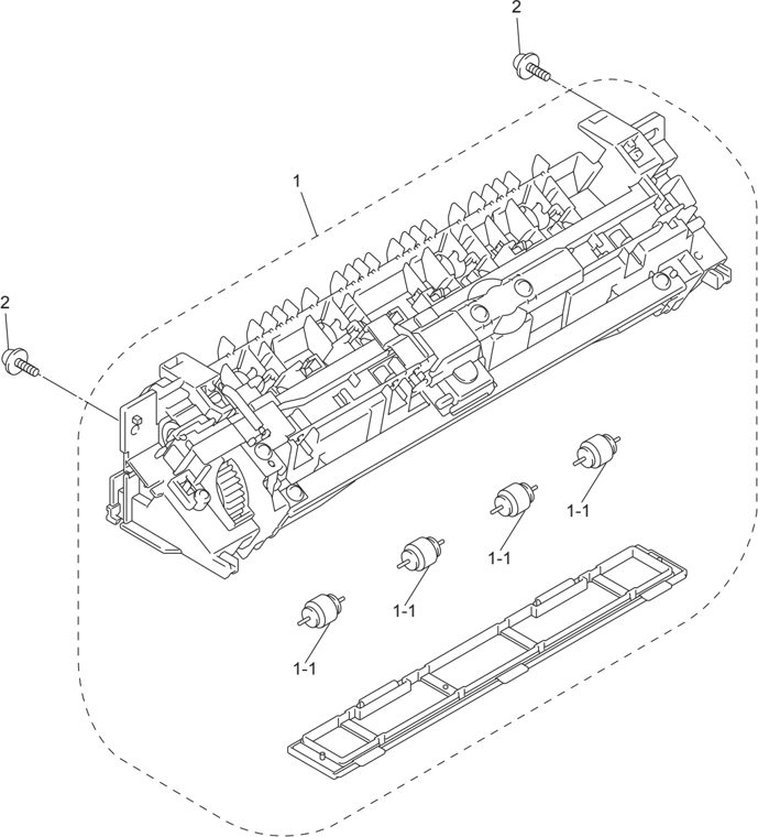 8. FUSER UNIT parts diagram - Brother HL-4140CN HL-4150CDN HL-4570CDW HL-4570CDWT Parts