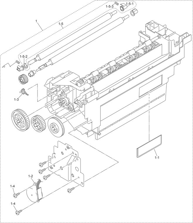 9. PAPER EJECT parts diagram - Brother HL-4140CN HL-4150CDN HL-4570CDW HL-4570CDWT Parts