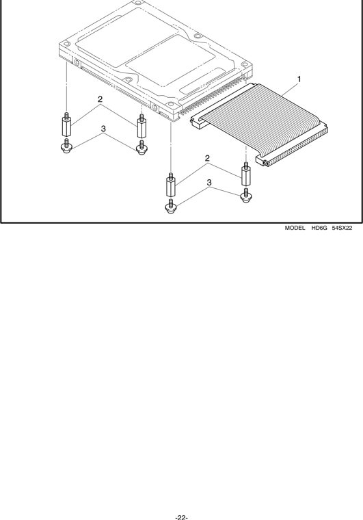 18. HARD DISK (OPTION) parts diagram - Brother HL-3400 Parts