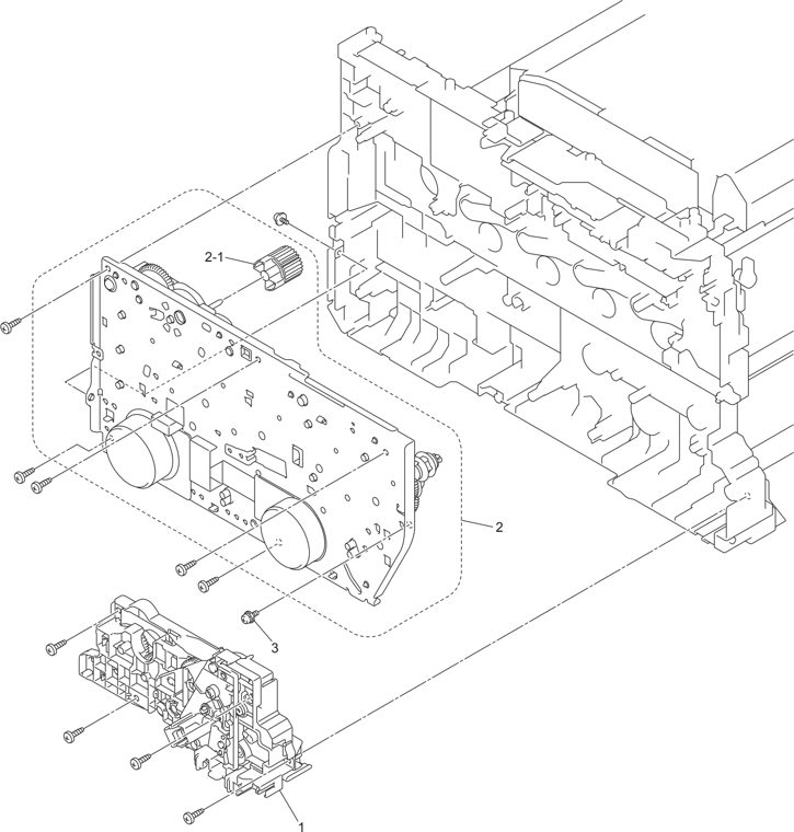 2. DRIVE parts diagram - Brother Parts for DCP-L8400CDN L8450CDW MFC-L8600CDW L8650CDW MFC-L8850CDW L9550CDW