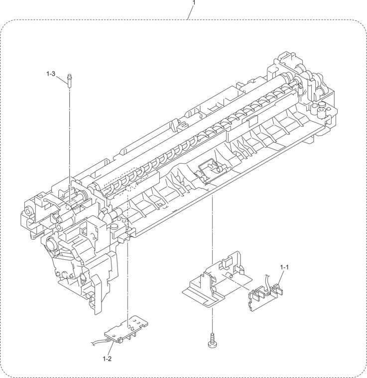 4. PAPER FEEDER parts diagram - Brother Parts for DCP-L8400CDN L8450CDW MFC-L8600CDW L8650CDW MFC-L8850CDW L9550CDW