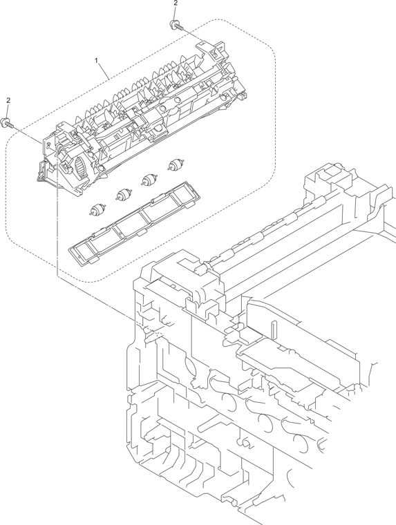 8. FUSER UNIT parts diagram - Brother Parts for DCP-L8400CDN L8450CDW MFC-L8600CDW L8650CDW MFC-L8850CDW L9550CDW