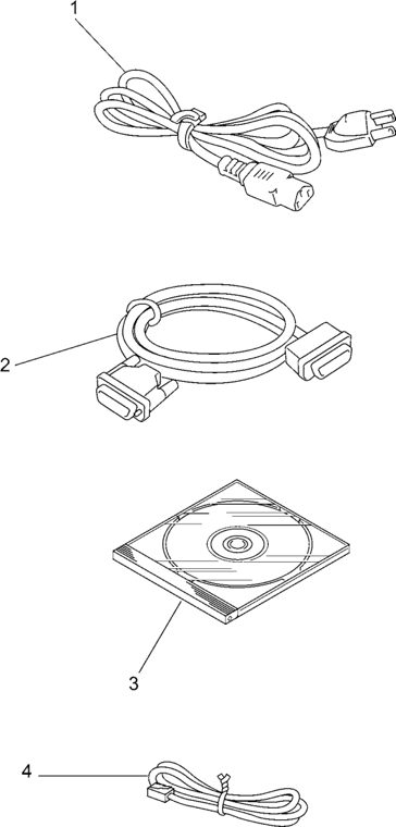 11. ACCESSORIES parts diagram - Brother DCP-1200 MFC9600 MFC9750 MFC9850 MFC9870 Parts