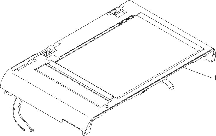 2. SCANNER parts diagram - Brother MFC-5890cn MFC-5895cw Parts