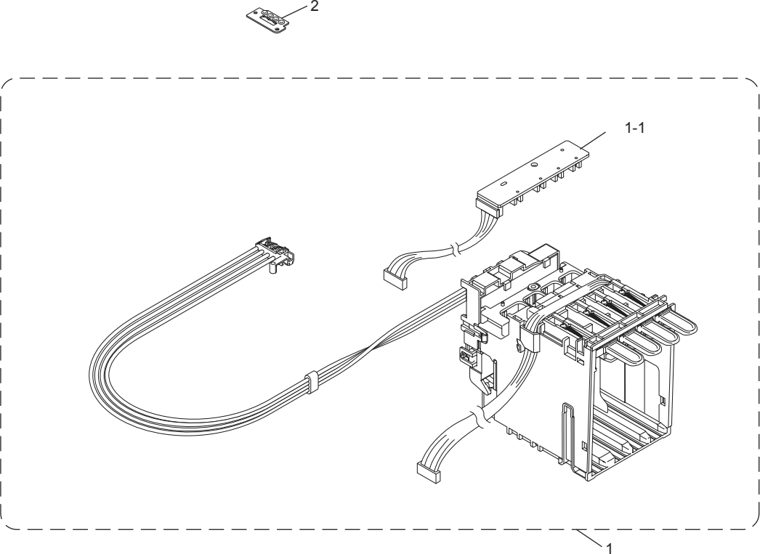 4. CARTRIDGE CASE parts diagram - Brother MFC-5890cn MFC-5895cw Parts