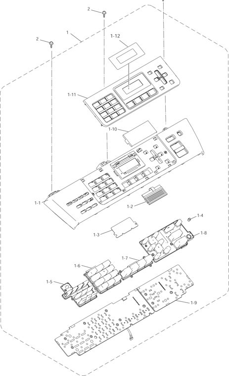 8. PANEL parts diagram - Brother MFC-5490CN Parts