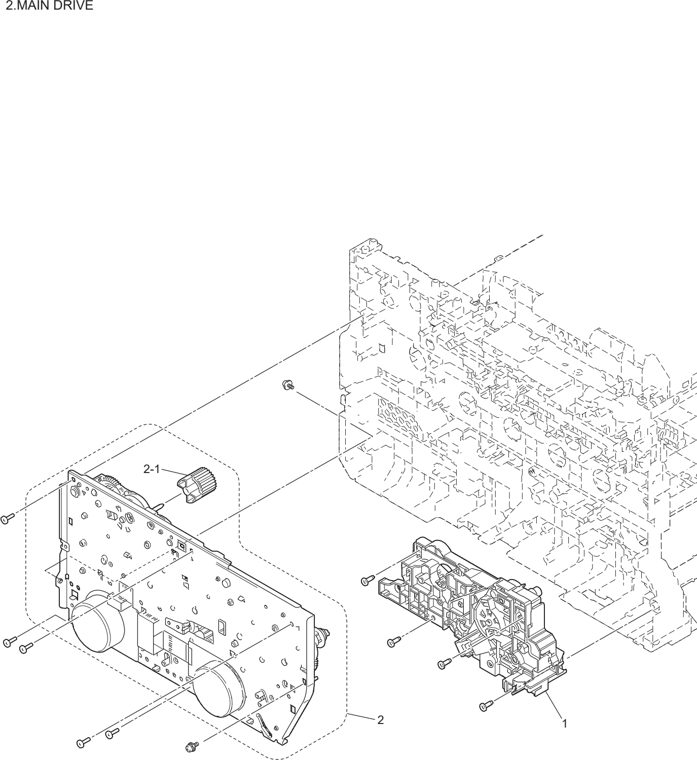 2. DRIVE parts diagram - Brother Parts for HL-L8260CDW L8260CDN L8360CDW L8360CDWT L9310CDW