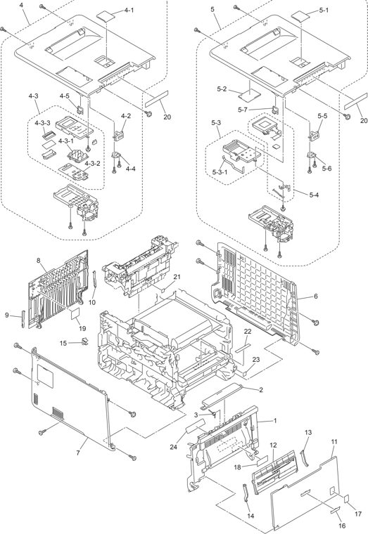 10. COVER&LABELS parts diagram - Brother Parts for HL-L8250CDN L8350CDW 8350CDWT L9200CDW L9200CDWT L9300CDW L9300CDWT