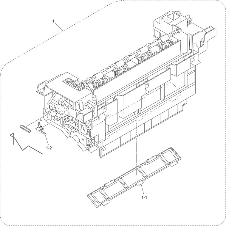 9. PAPER EJECT parts diagram - Brother Parts for HL-L8250CDN L8350CDW 8350CDWT L9200CDW L9200CDWT L9300CDW L9300CDWT