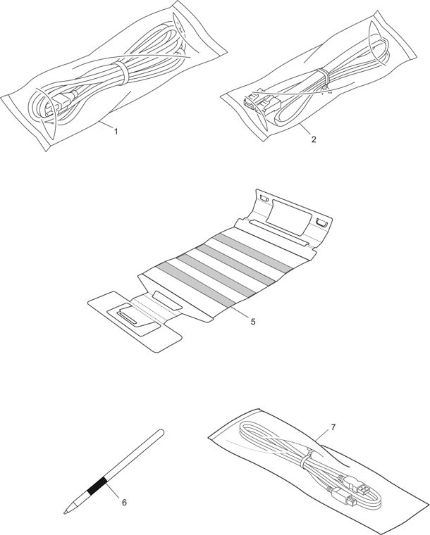 14. ACCESSORIES parts diagram - Brother Parts for DCP L8410CDW MFC L8610CDW L8690CDW L8900CDW L9570CDW