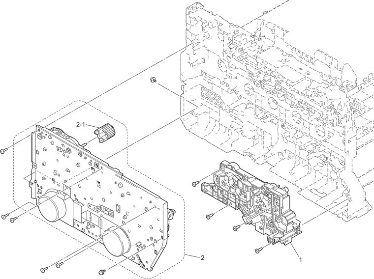 2. MAIN DRIVE parts diagram - Brother Parts for DCP L8410CDW MFC L8610CDW L8690CDW L8900CDW L9570CDW