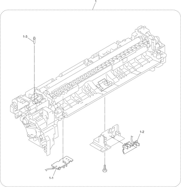 4. PAPER FEEDER parts diagram - Brother Parts for DCP L8410CDW MFC L8610CDW L8690CDW L8900CDW L9570CDW