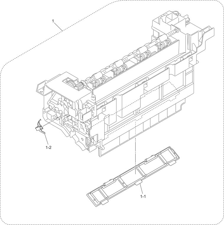 8. PAPER EJECT parts diagram - Brother Parts for DCP L8410CDW MFC L8610CDW L8690CDW L8900CDW L9570CDW