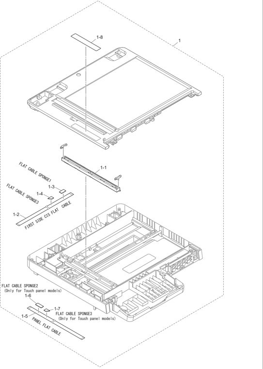 11. DOCUMENT SCANNER parts diagram - Brother Parts for DCP 9030CDN L3510CDW L3517CDW L3550CDW L3551CDW HL L3290CDW MFC 9150CDN 9350CDW L3710CW L3730CDN L3735CDN L3745CDW L3750CDW L3770CDW