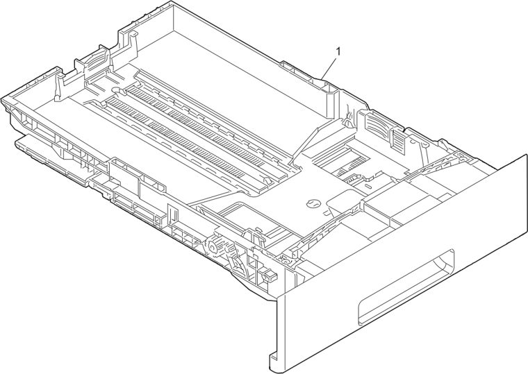 7. PAPER CASSETTE parts diagram - Brother Parts for DCP 9030CDN L3510CDW L3517CDW L3550CDW L3551CDW HL L3290CDW MFC 9150CDN 9350CDW L3710CW L3730CDN L3735CDN L3745CDW L3750CDW L3770CDW