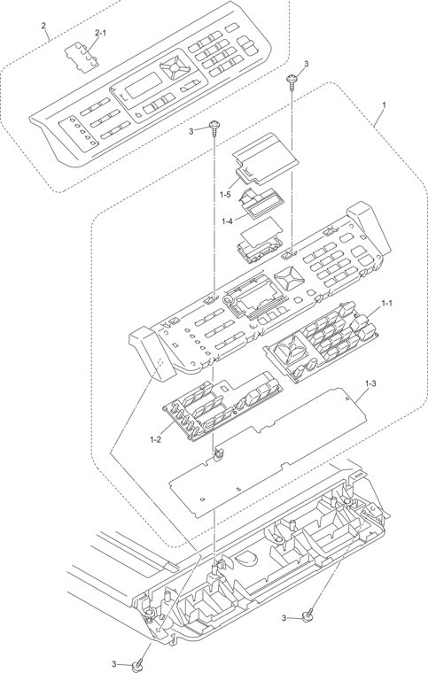 12. PANEL parts diagram - Brother Parts for DCP-9010CN MFC 9010CN 9120CN 9125CN 9320CW 9325CW