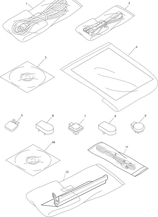 14. ACCESSORIES parts diagram - Brother Parts for DCP-9010CN MFC 9010CN 9120CN 9125CN 9320CW 9325CW