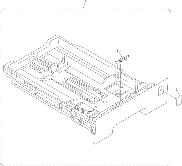 7. PAPER TRAY parts diagram - Brother Parts for DCP-9010CN MFC 9010CN 9120CN 9125CN 9320CW 9325CW