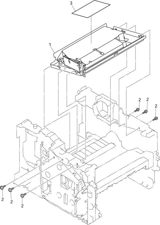 4. LASER UNIT parts diagram - Brother MFC8440 8840D 8840DN DCP8040 8045D 8045DN Parts