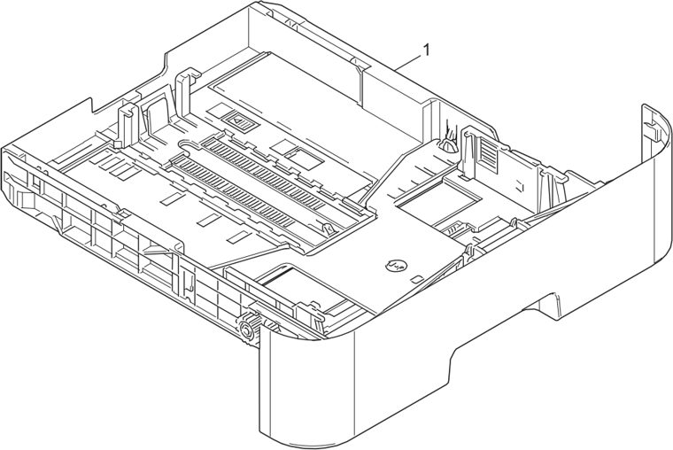 6. PAPER CASSETTE parts diagram - Brother Parts for HLL2305W HLL2300D HLL2320D HLL2340DW HLL2360DN HLL2360DW HLL2365DW HL2260 HL2260D HL2560DN HLL2321D HLL2361DM HLL2366DW
