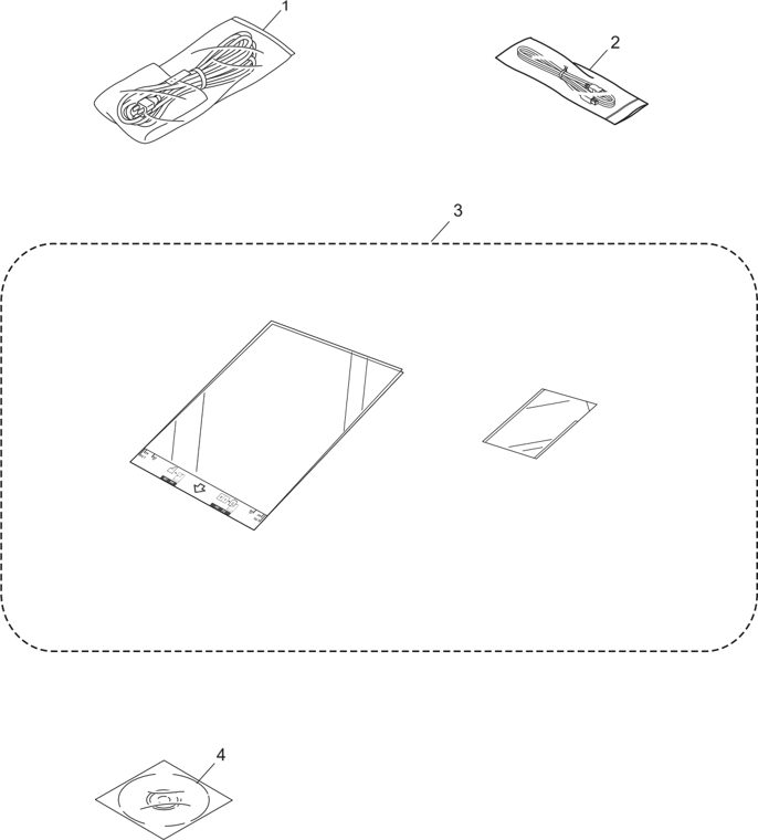 6. OPTION parts diagram - Brother ADS-2500W & ADS-2600W Document Scanner Parts