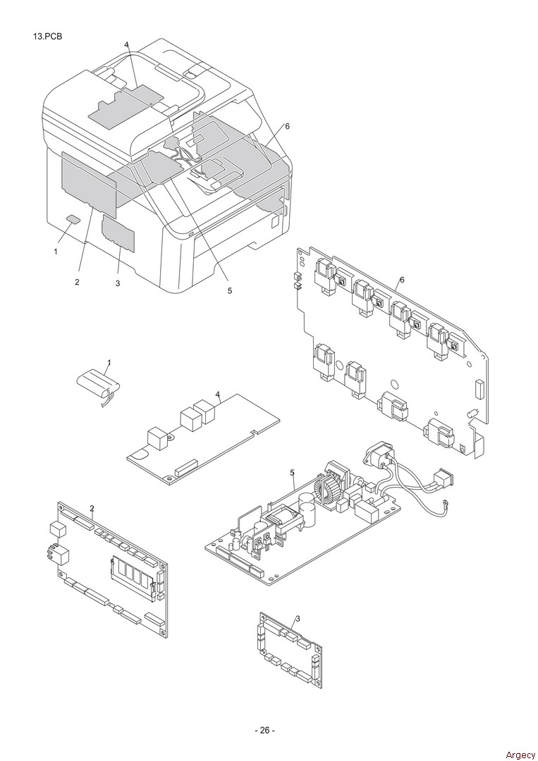 Genuine Brother Paper Feeding Kit For MFC-9120CN, 9125CN, 9320CW - LU6068001, LU5311001, LU5669001